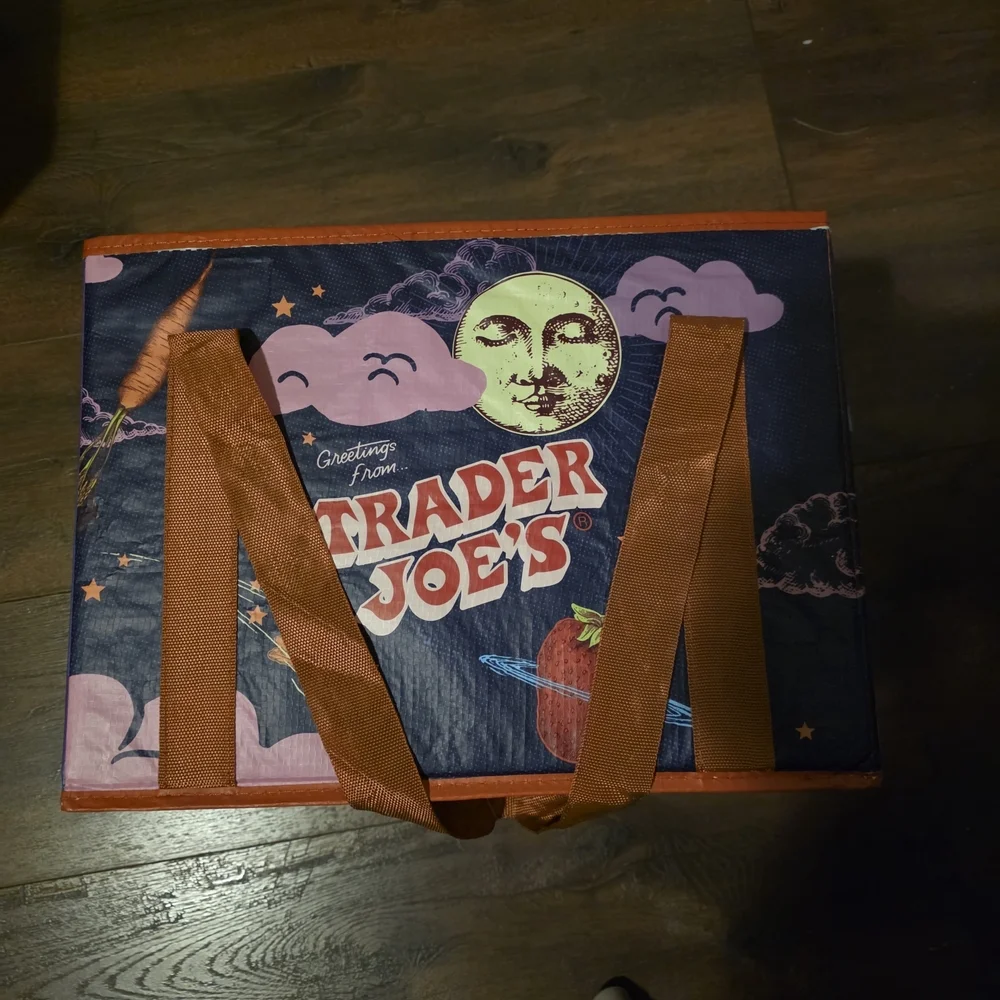 Trader JoeS vibrant tote